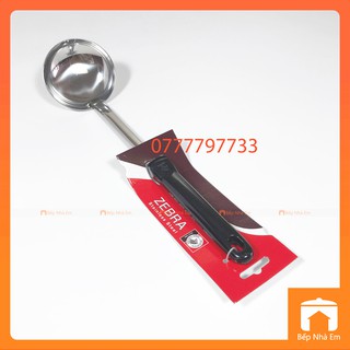 Vá Canh Inox ZEBRA Cao Cấp Cán Nhựa 105233 - Nhập Khẩu Thái Lan