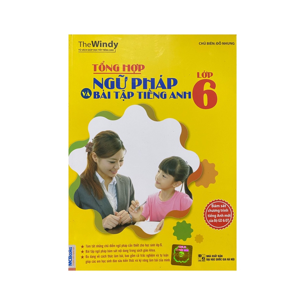 Sách - Tổng hợp ngữ pháp và bài tập tiếng anh lớp 6 ( MCBooks )