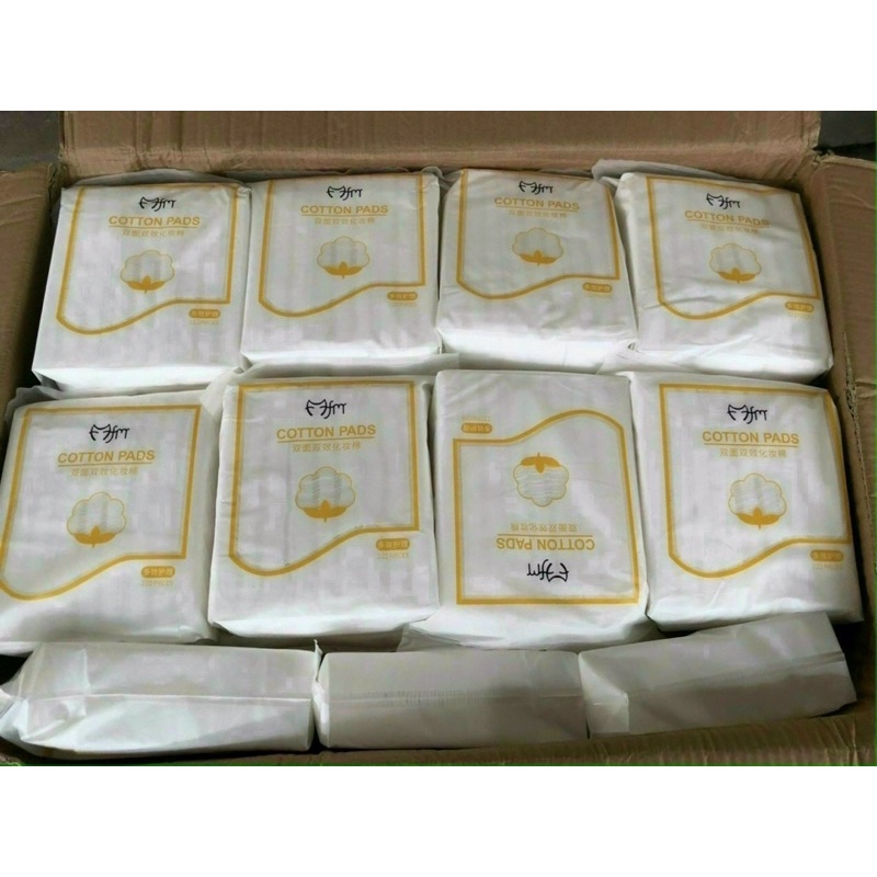 [ Siêu Rẻ ] Bông Tẩy Trang 3 lớp cotton pads 222 Miếng Lameila BTT222