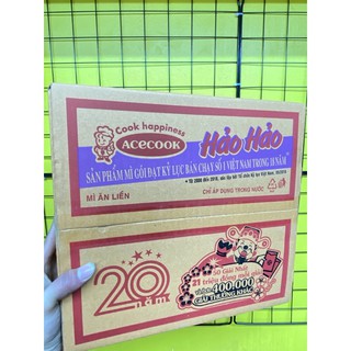 Thùng 30gói Mì HẢO HẢO Vị TÔM CHUA CAY