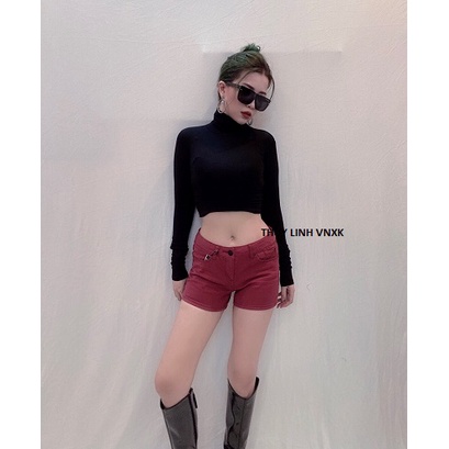 Quần Short Kaki Nữ CLRIDE Màu Xanh Lam lỗi dơ nhẹ