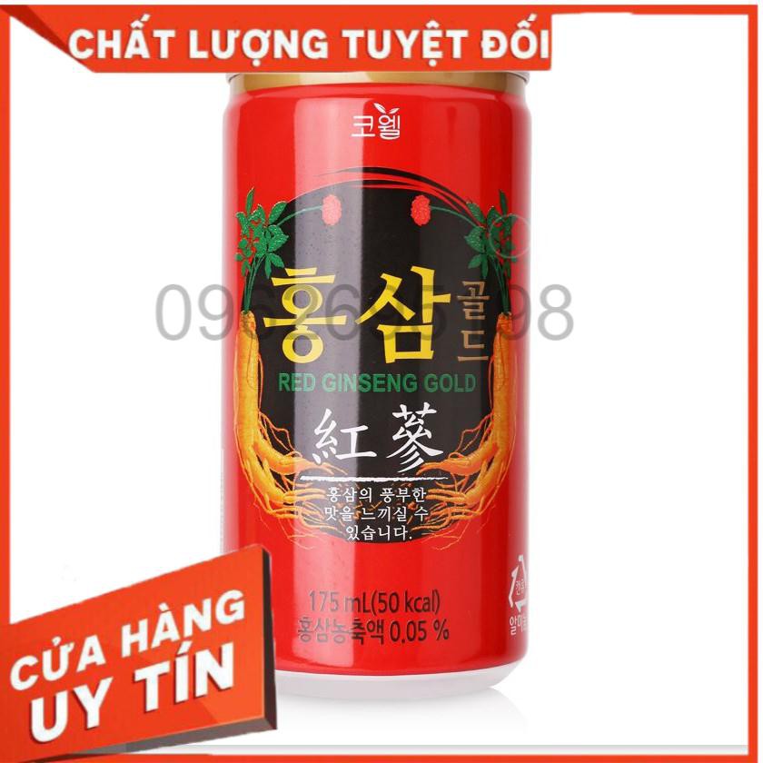 Nước Hồng Sâm Hàn Quốc Cowell Korean Red Ginseng Drink 12 lon x 175ml