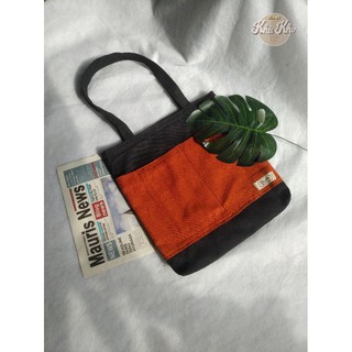 TÚI TOTE HANDMADE TRƠN NỀN ĐEN - ảnh tự chụp