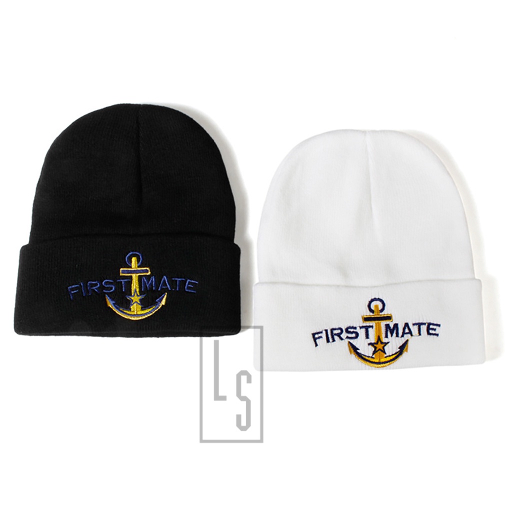 Mũ Len Mỏ Neo FIRST MATE - Nón Len Thêu FIRST MATE