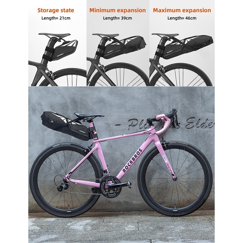 ROCKBROS Waterproof Bicycle Bag 8L Large MTB Road Trunk Bike Accessories