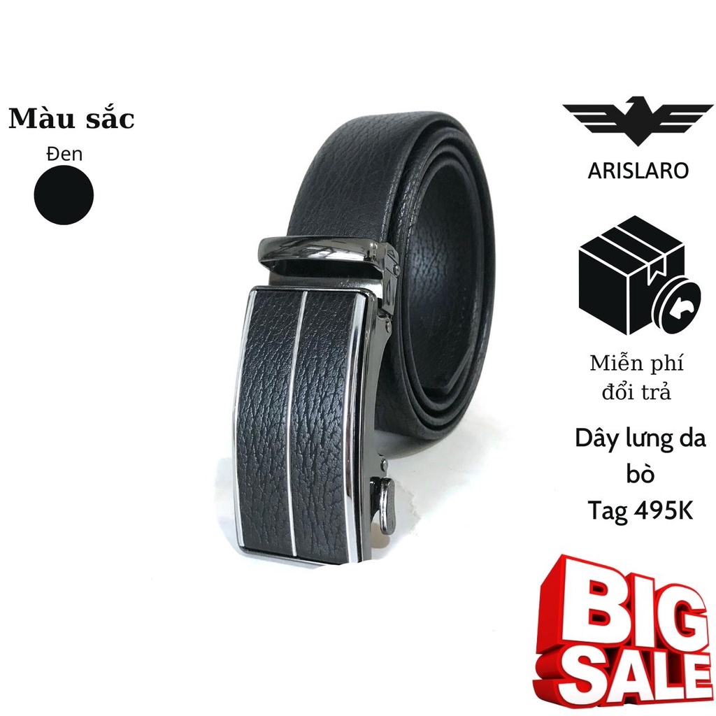 Dây thắt lưng nam, Dây nịt lưng nam da bo mềm mại bền bỉ không bong tróc