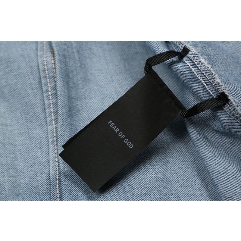 Áo bò FEAR OF GOD SS20 Ss20 - Demin jacket FEAR OF GOD SS20 / Demin jacket ESENTIALS ss20