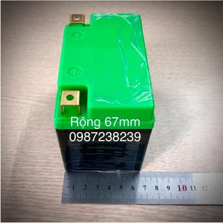 Vỏ Acquy 6Ah 110*67*85 chứa pin Lithium sắt LifePO4 và Li-ion