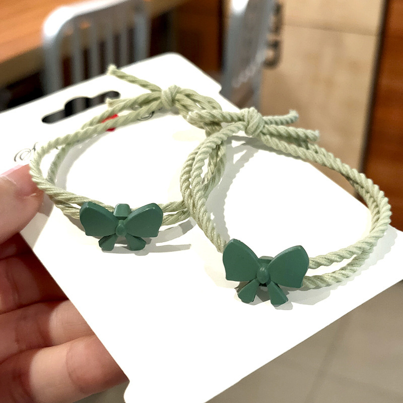 1 Dây Cột Tóc Hình Nơ Nhiều Màu Sắc Thời Trang