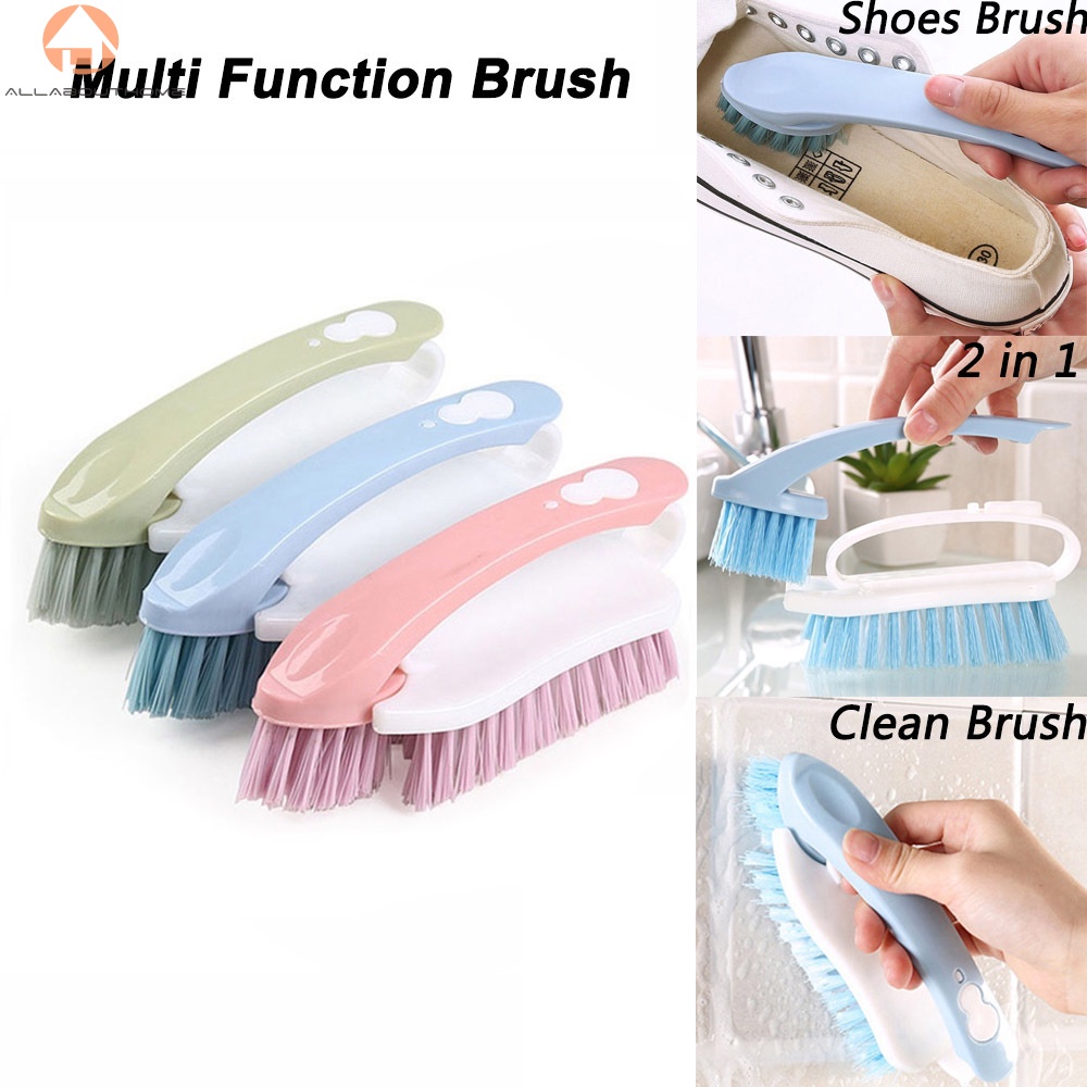 Bàn Chải Giặt Đồ 2 Trong 1 Bằng Nhựa Mềm Đa Chức Năng