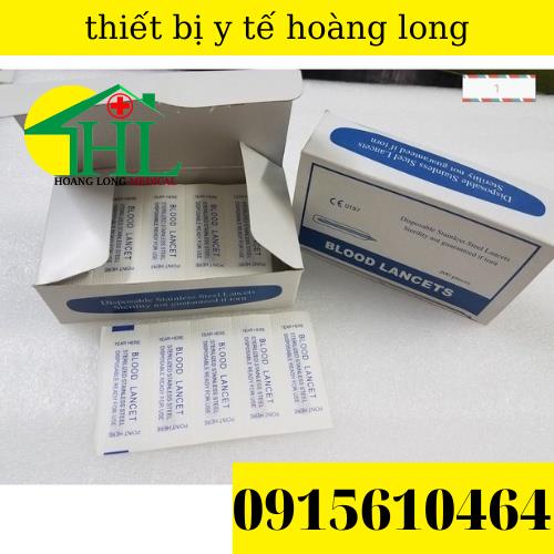 Kim Nặn Mụn Chích Máu Blood Lancets 200 Cái