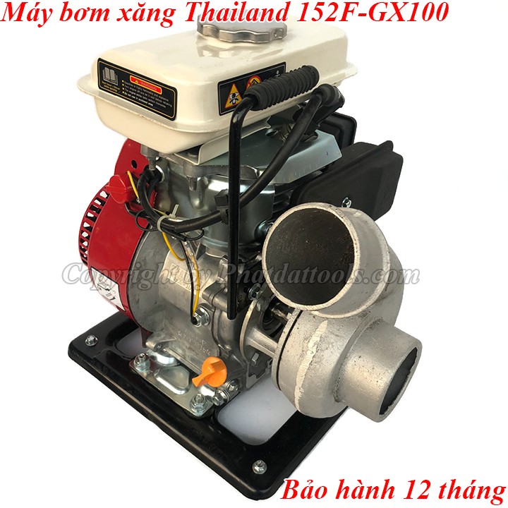 Máy bơm nước chạy xăng Thailand GX100-152F-Động cơ 4 thì tiết kiệm nhiên liệu