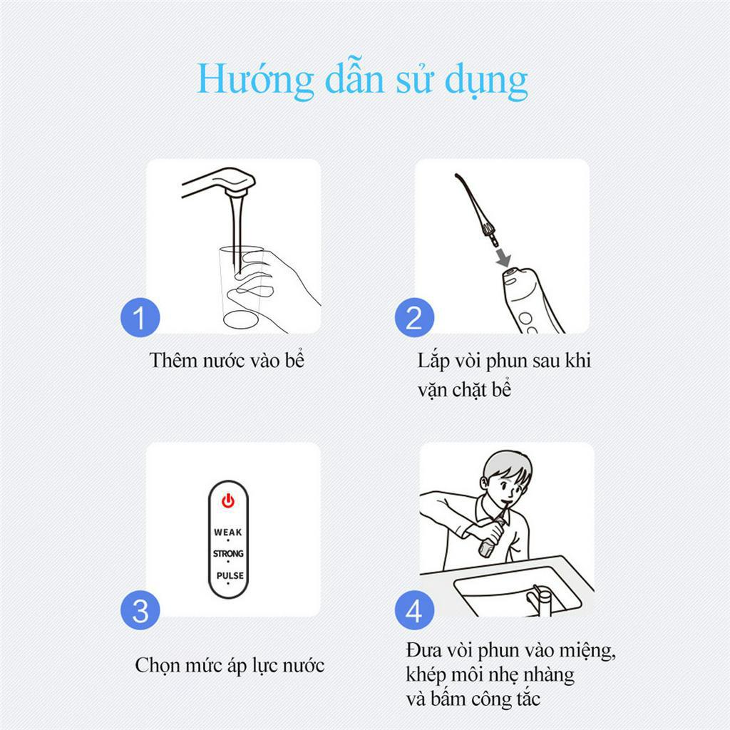 Máy tăm nước cầm tay CkeyiN chất lượng