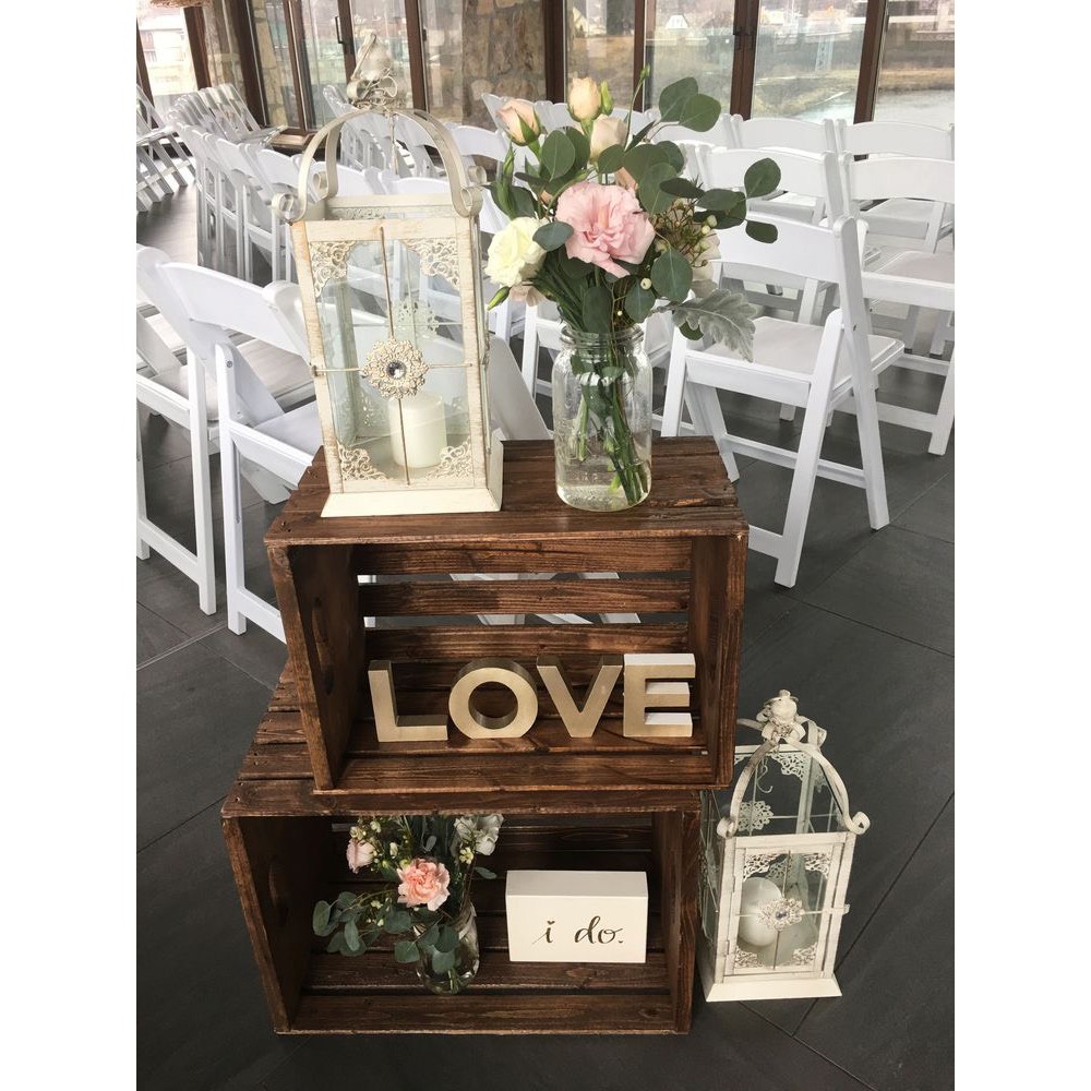 [HÌNH THẬT] Thùng gỗ thông sơn màu theo yêu cầu - Hộp gỗ decor trang trí shop đẹp | BigBuy360 - bigbuy360.vn