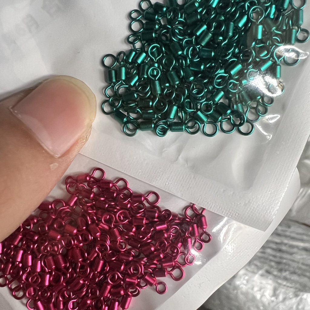 ( Phụ kiện câu đài) Khóa số 8 câu Đài Cao Cấp Set 100c - Fang Fishing