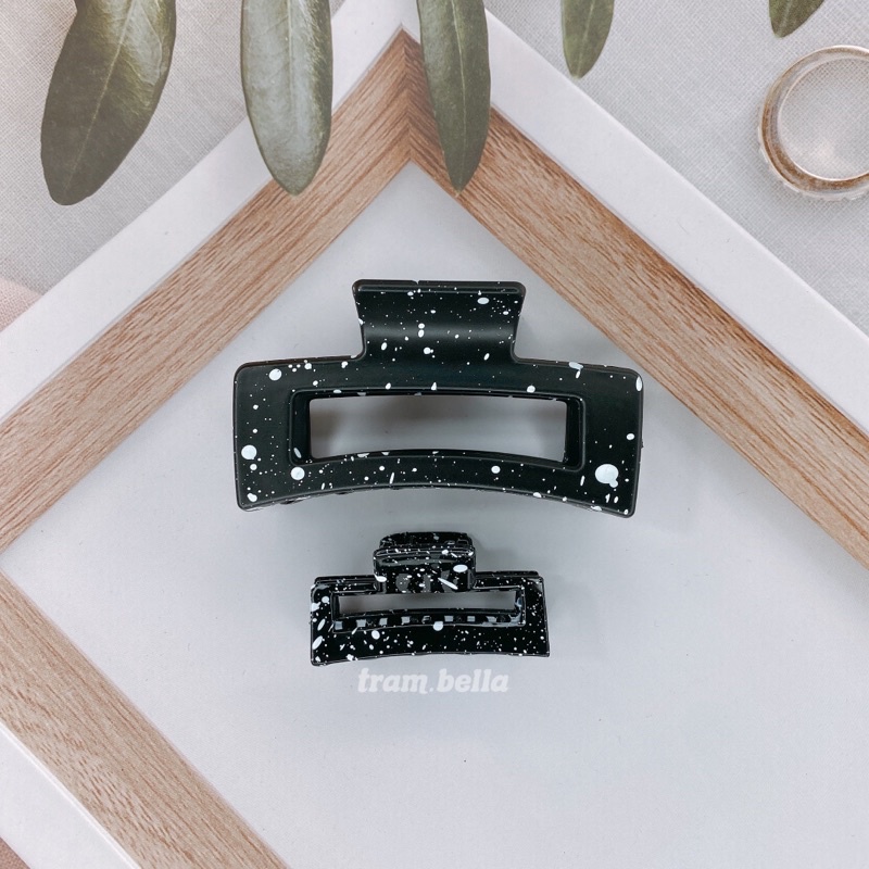 Kẹp càng cua loang mini,kẹp tóc mái