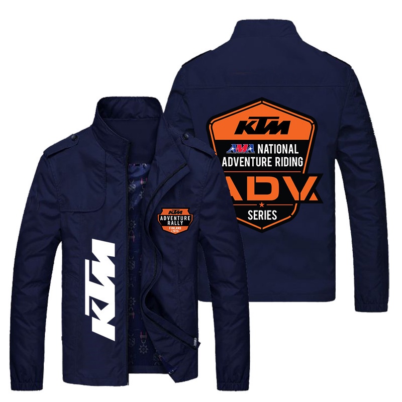 Áo Khoác Thể Thao Dáng Rộng In LOGO Ktm Kiểu Âu Mỹ Cá Tính Cho Nam