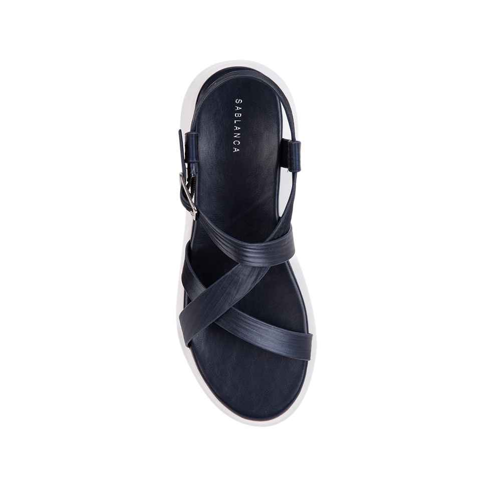 Giày sandal Sablanca đế bánh mì quai chéo 5050SK0051