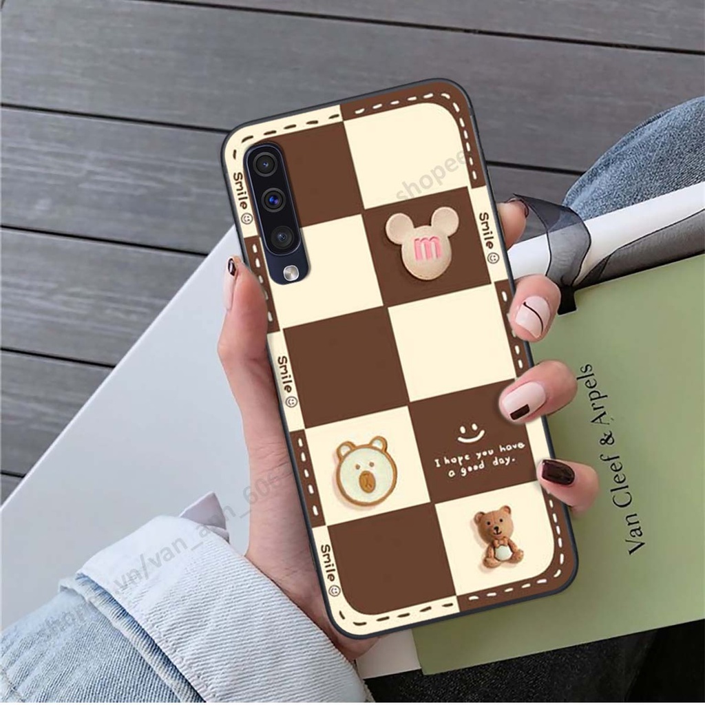 Ốp lưng Samsung A30s / A50 / A50s / A70 hình gấu, kẹo dễ thương cute
