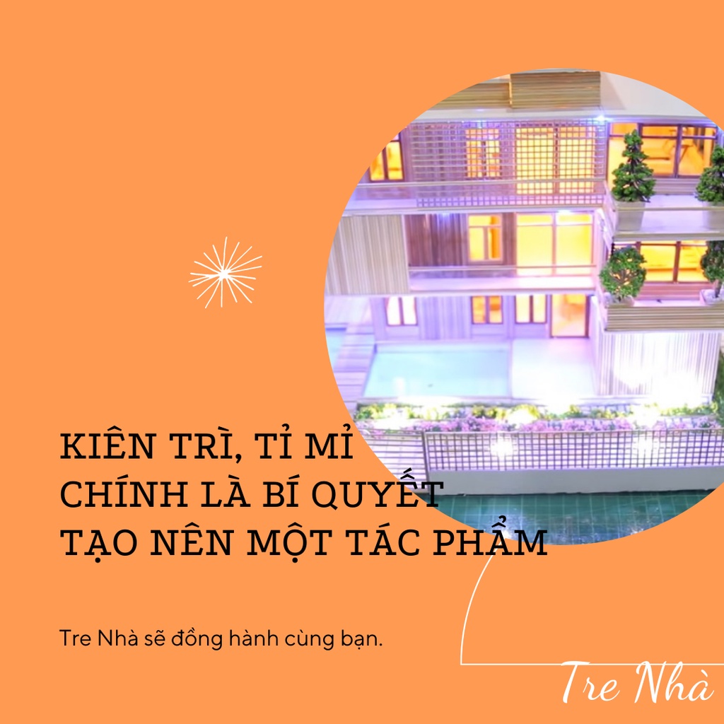 Bộ KIT làm biệt thự 3 tầng có LED và bể bơi