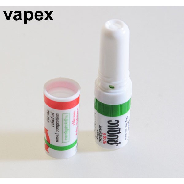 Ống Hít Thông Mũi, Thông Viêm Xoang Vapex HR Bayer 2IN1 Thái Lan 2ML