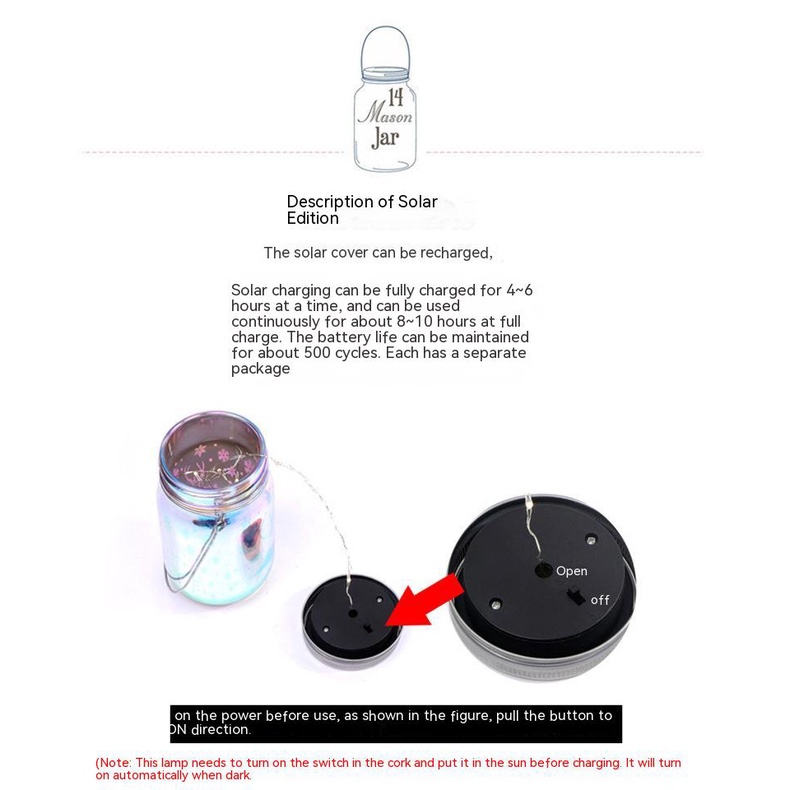 Lọ Thủy Tinh Họa Tiết Ngôi Sao 3D Có Đèn led Chống Nước Trang Trí Sân Vườn