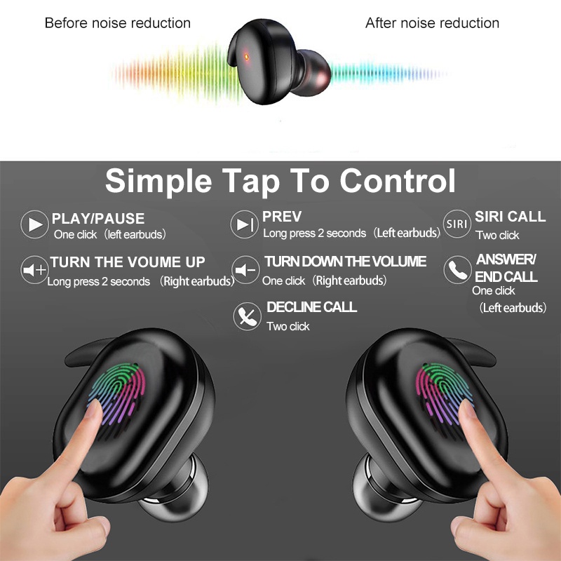 Tai nghe bluetooth giá rẻ Y30, tai nghe chuyên nghiệp thể thao âm thanh không dây có micro, tai nghe nhét tai thể thao TWS không dây cao cấp mini,  true wireless bluetooth earphone