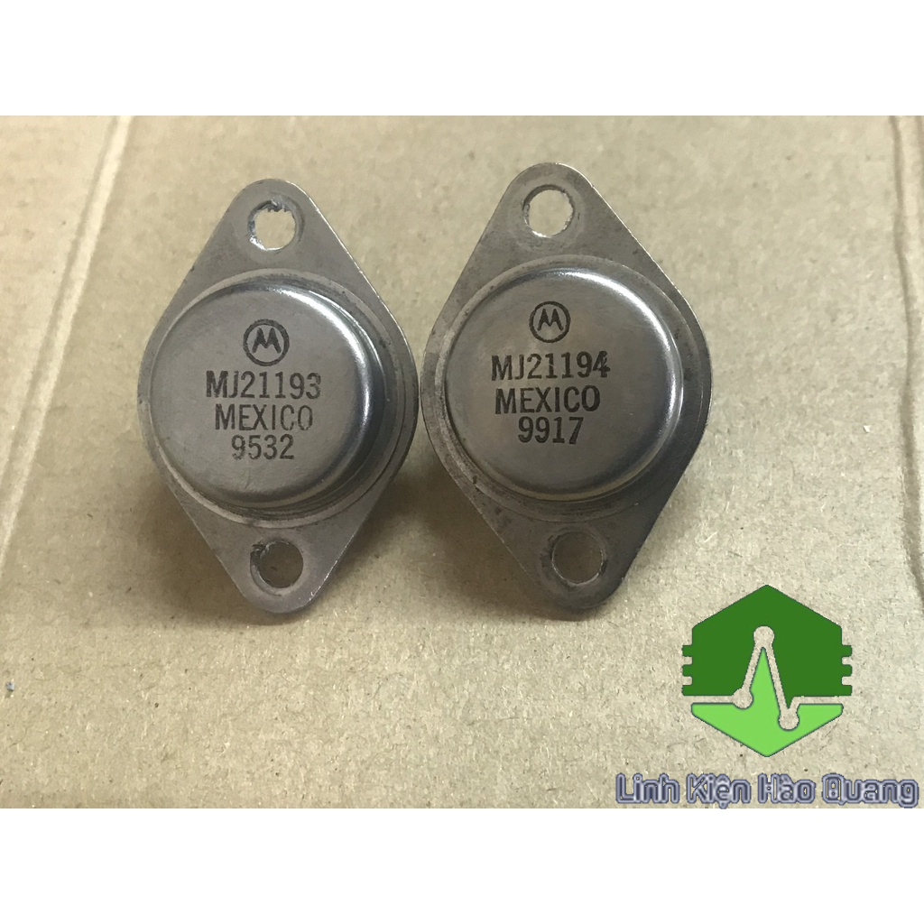 SÒ ÂM THANH MJ21193 và MJ21194 250V 16A 250W THÁO MÁY CHÍNH HÃNG MOTOROLA
