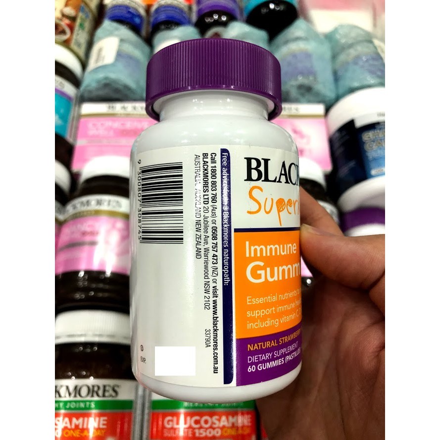 BILL ÚC - Blackmores Superkids Immune Gummies, kẹo dẻo tăng đề kháng, 99.9% không đường, rất tốt cho trẻ từ 2 tuổi | BigBuy360 - bigbuy360.vn