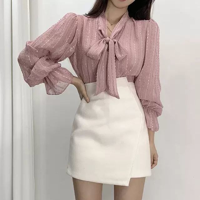 Chân Váy Len Chữ A Lưng Cao Thời Trang Cho Nữ