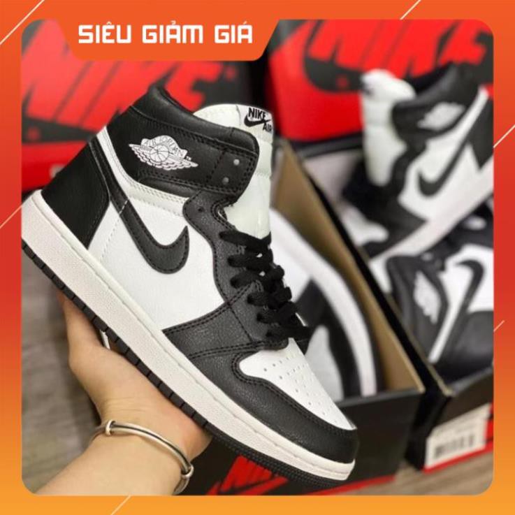 GIÀY 𝐣𝐨𝐫𝐝𝐚𝐧 𝐏𝐚𝐧𝐝𝐚 NAM NỮ JORDAN CAO CỔ ĐEN TRẮNG HOT TREND