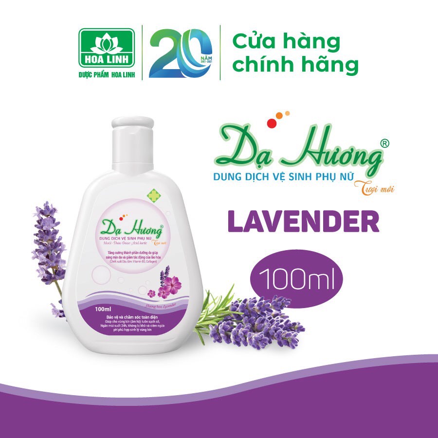 Dạ Hương Lavender 100ml khuyến mãi 4 gói Nguyên Xuân ( 3 gói dầu gội và 1 gói dầu xả)