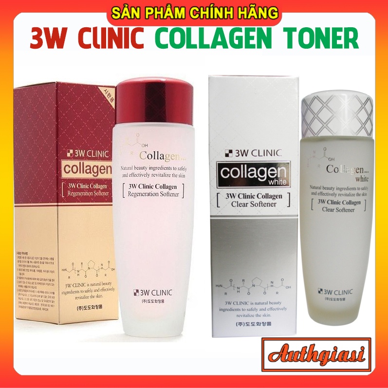 Nước hoa hồng 3W Clinic Collagen Softener Toner dưỡng căng mướt da 150ml | BigBuy360 - bigbuy360.vn