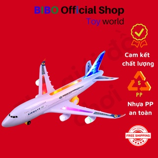 Máy bay đồ chơi phát nhạc cho bé, đồ chơi thông minh phát triển trí não cho trẻ