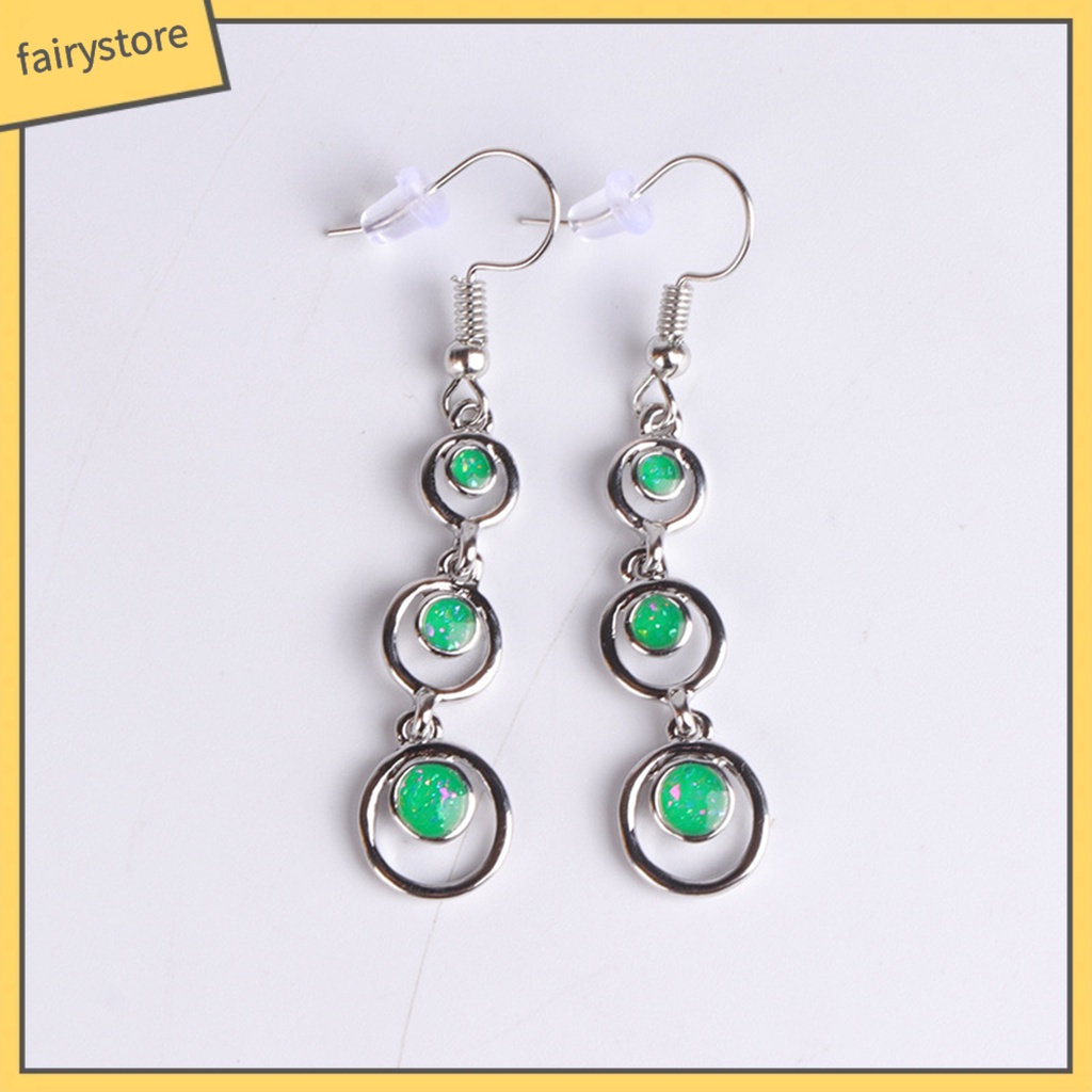 Đôi Khuyên Tai Dáng Dài Chất Liệu Thép Không Gỉ