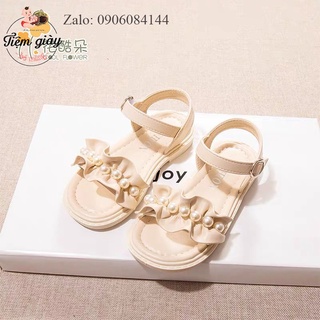 Sandal bé gái, xang dan cho bé gái quai hậu da mềm phong cách, dép Hàn Quốc_268