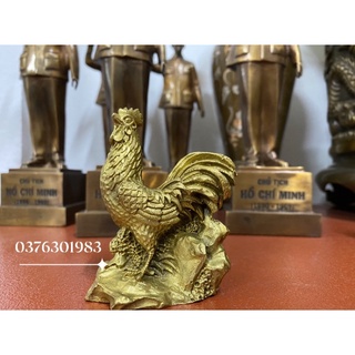 Gà đắc phúc, Gà trống bằng đồng vàng nguyên chất ,linh vật hoá giải đào hoa, thu hút tài lộc