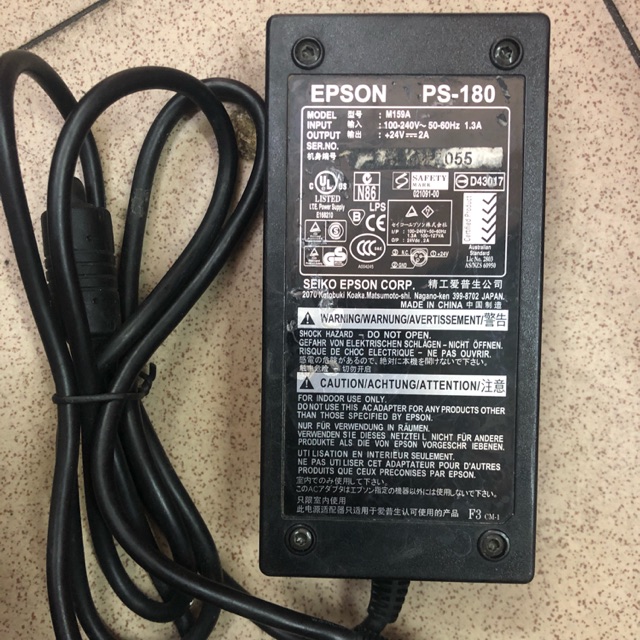 Adaptor máy in 24v 2a + dây điện