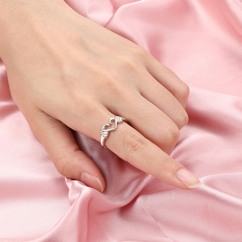✿ Nhẫn Hình Trái Tim Thiết Kế Ấn Tượng