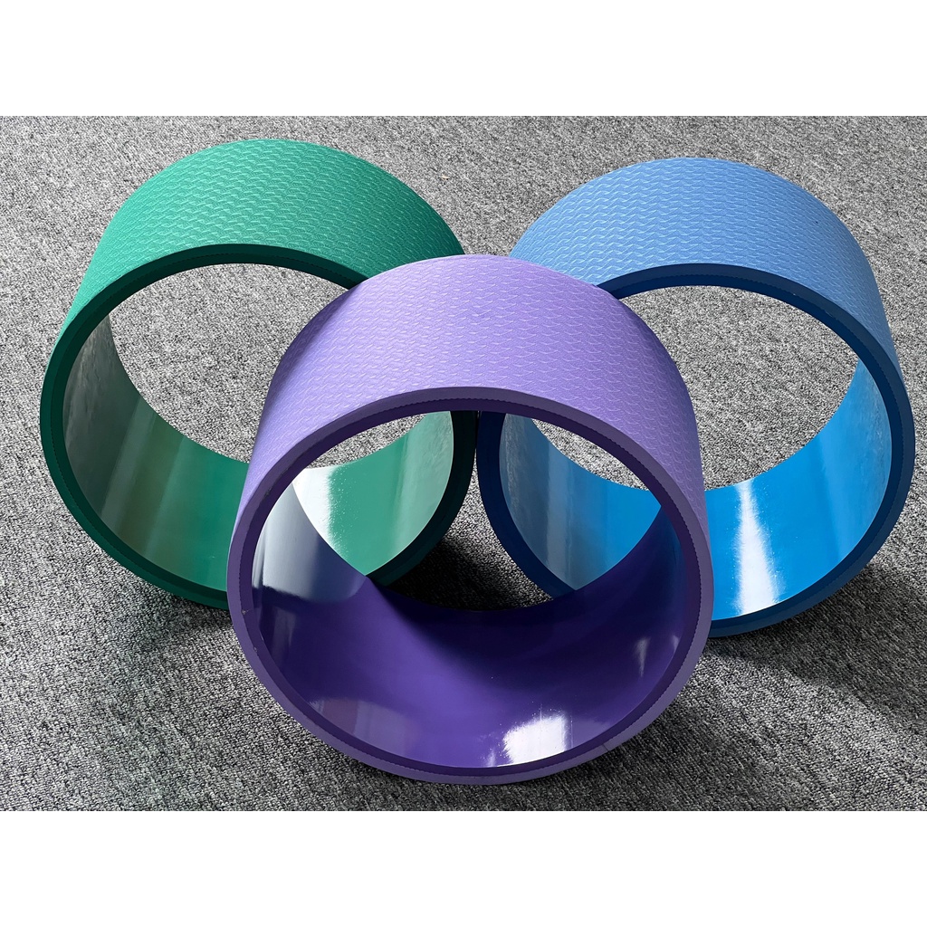 Vòng tập Yoga bản 20cm - Thư viện Yoga - Kích thước 33cm x 20cm, khung nhựa ABS chịu lực, bọc TPE 8mm