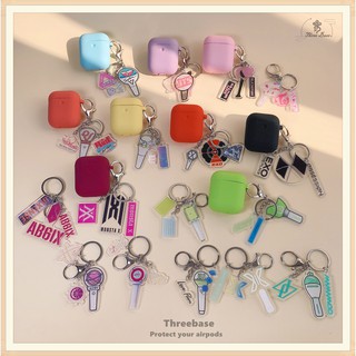 Vỏ Bảo Vệ Hộp Sạc Tai Nghe Bluetooth Airpods pro Bằng Silicon Hình Nhóm Nhạc KPOP BTS EXO BLINK SEVENTEEN X1 REDVELVET TWICE NCT IU STRAYKIDS AB6IX MAMAMOO MONSTA X