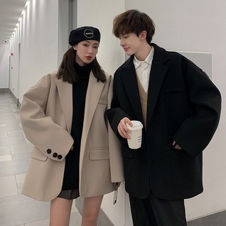 Áo Dạ Nam, Áo Khoác Dạ Nam Dáng Dài Kiểu Dáng Hàn Quốc AKD10/07 Đen