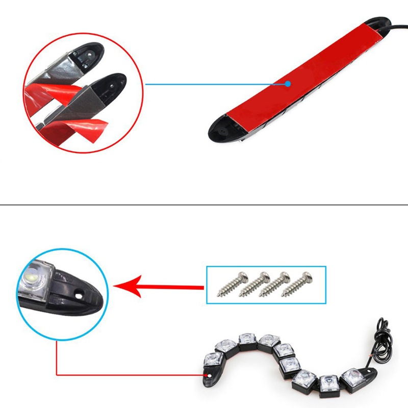 Dải Đèn LED Điều Hướng Ánh Sáng Xanh Lá Và Đỏ Dành Cho Tàu Thuyền