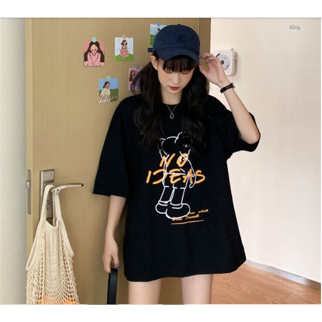 Áo thun nữ cao cấp, hàng cotton chính hãng, bán shop, phong cách trẻ trung oversize