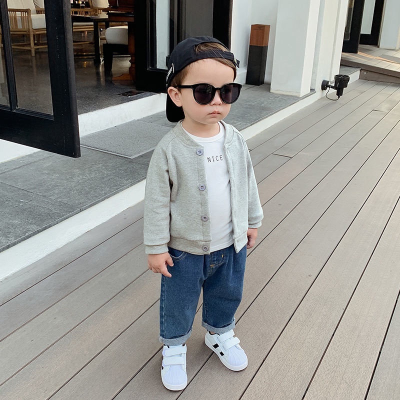 [Babycat] Hàng Có Sẵn Áo Khoác Bóng Chày Phong Cách Hàn Quốc Nhật Bản Mới 2022 Phong Cách Phương Tây Cho Bé Trai