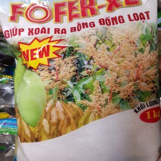 Phân bón lá ra hoa Xoài FOFER X2 Gói 1000grPhân bón lá ra hoa Xoài FOFER X2