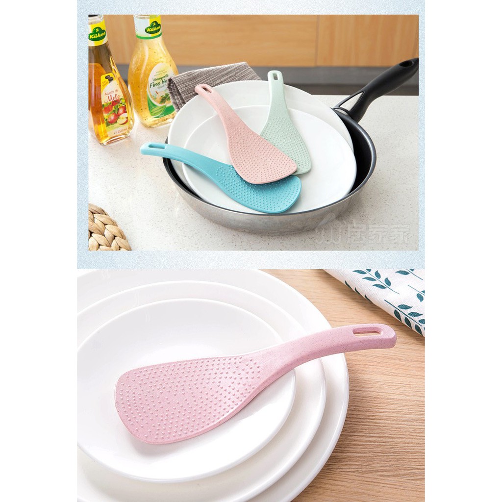 Muỗng/Vá Múc Cơm Lúa Mạch Chống Dính Siêu tốt #C627