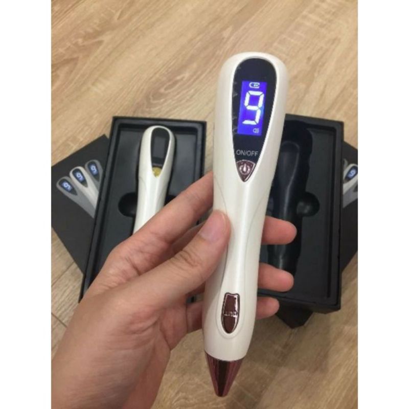 Máy Đốt Nốt Ruồi, Mụn Thịt, Tàn Nhang, Đốt Ổ Hôi Nách - Máy Bắn Nốt Ruồi Mole 9 Cấp Độ