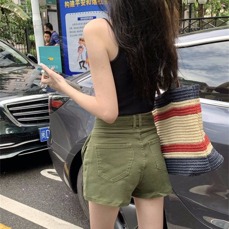 Chân Váy Jean Lưng Cao Dễ Phối Đồ Thời Trang Mùa Thu Cho Nữ