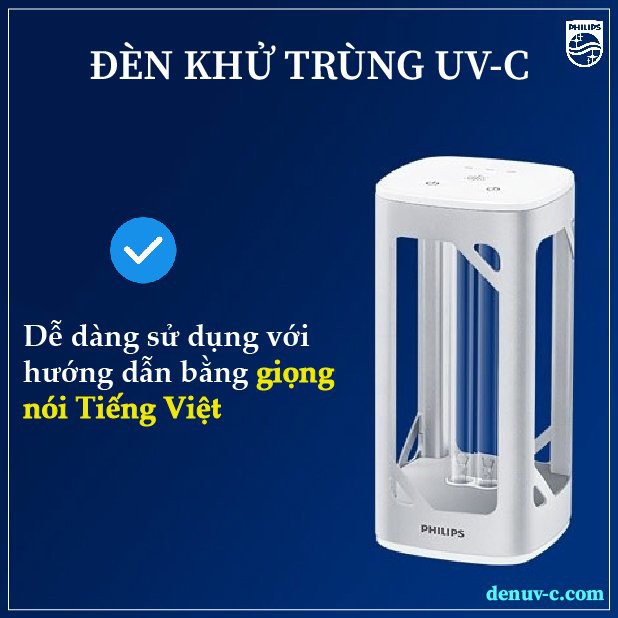 Đèn khử trùng để bàn UVC - Philips (Chính hãng)